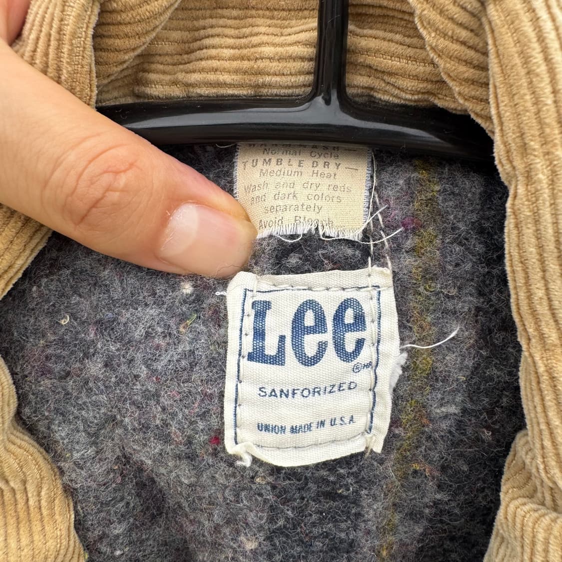 빈티지 Lee 81-LJ 데님 워크 초어 자켓 70s초기 usa 상품이미지3