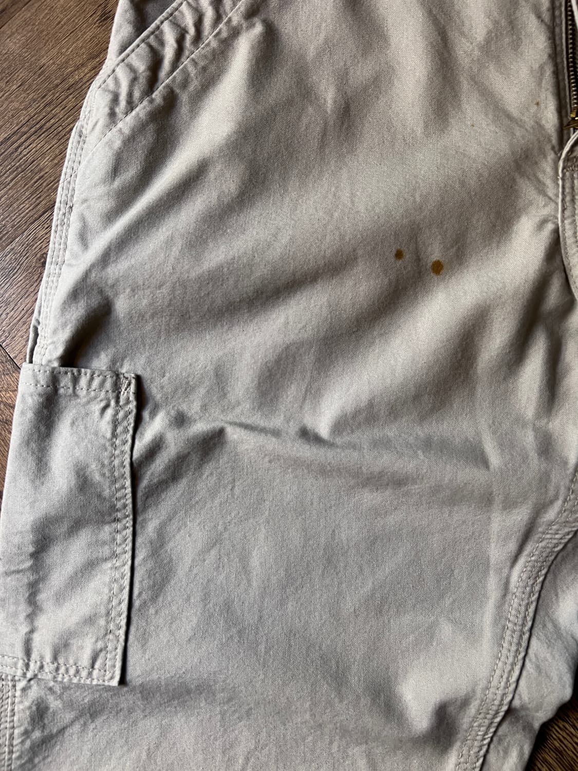 [32]칼하트 USA 탄 싱글니 카펜터 워크 팬츠 상품이미지4