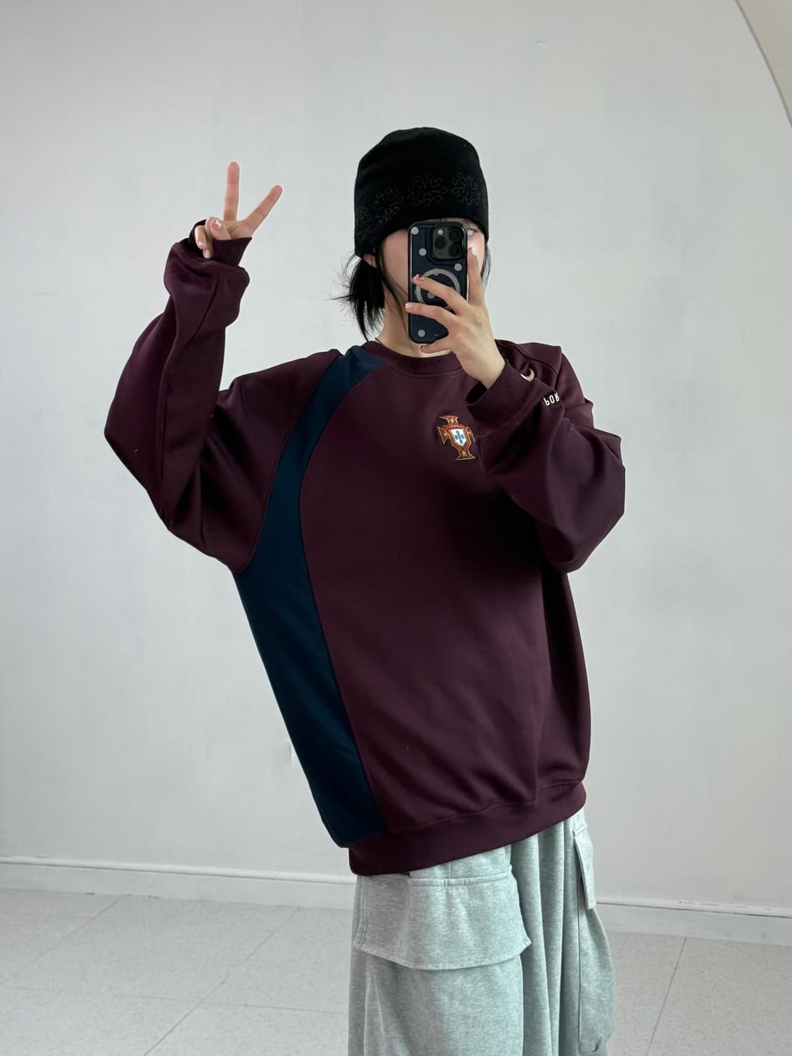 나이키 포르투갈 버건디 써멀탑 상품이미지4