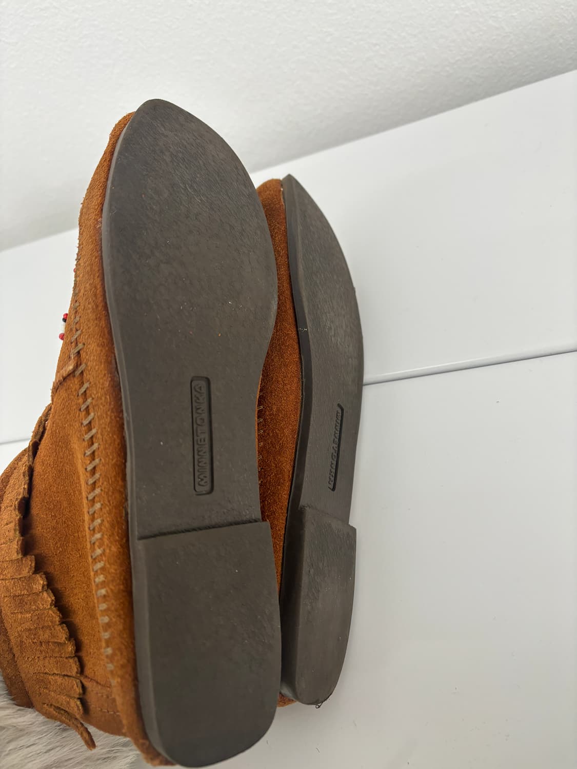 Minnetonka 프린지 부츠 스웨이드 상품이미지6