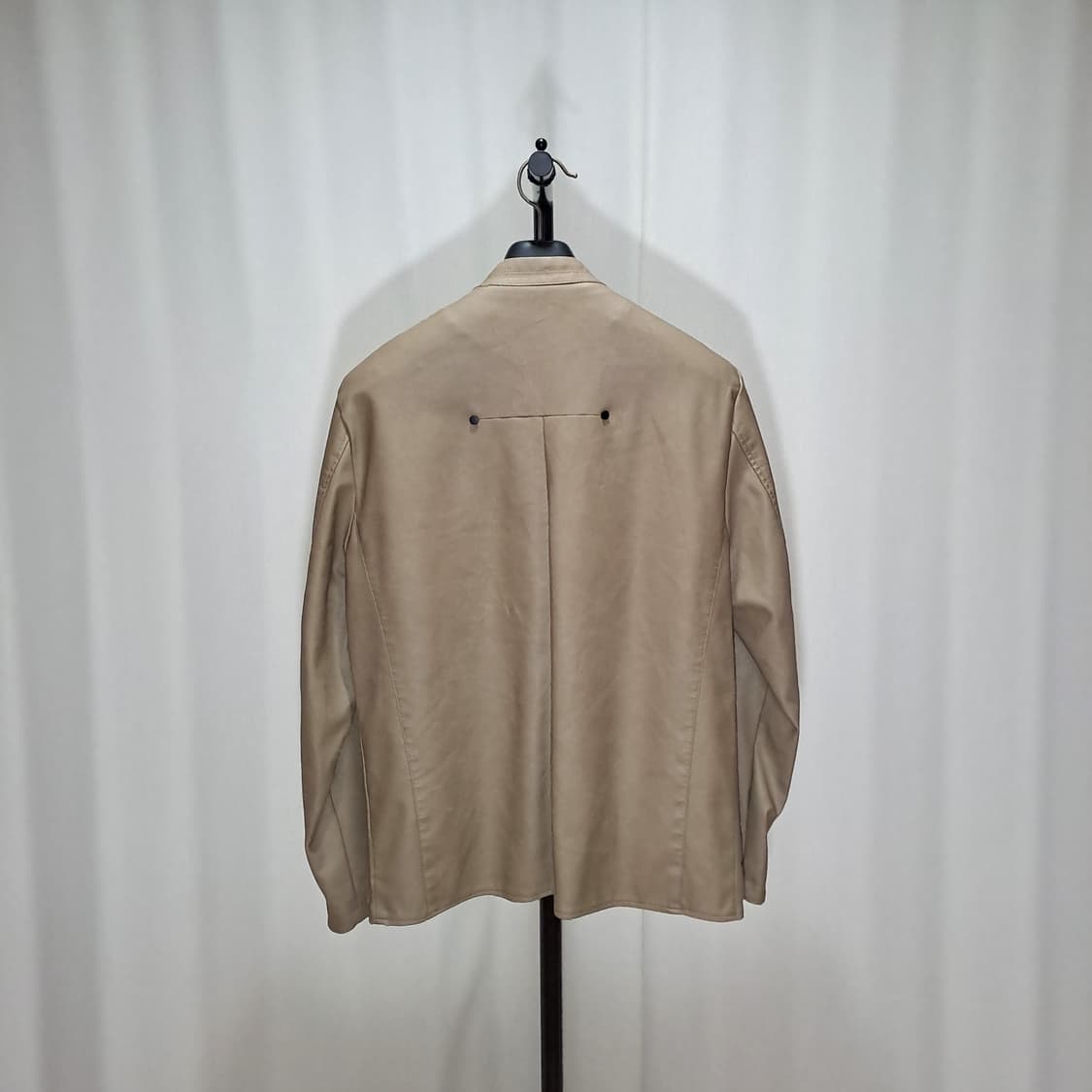 (택포) 빠니깔레 비건레더 베이직 싱글자켓 95-100 B521 상품이미지5