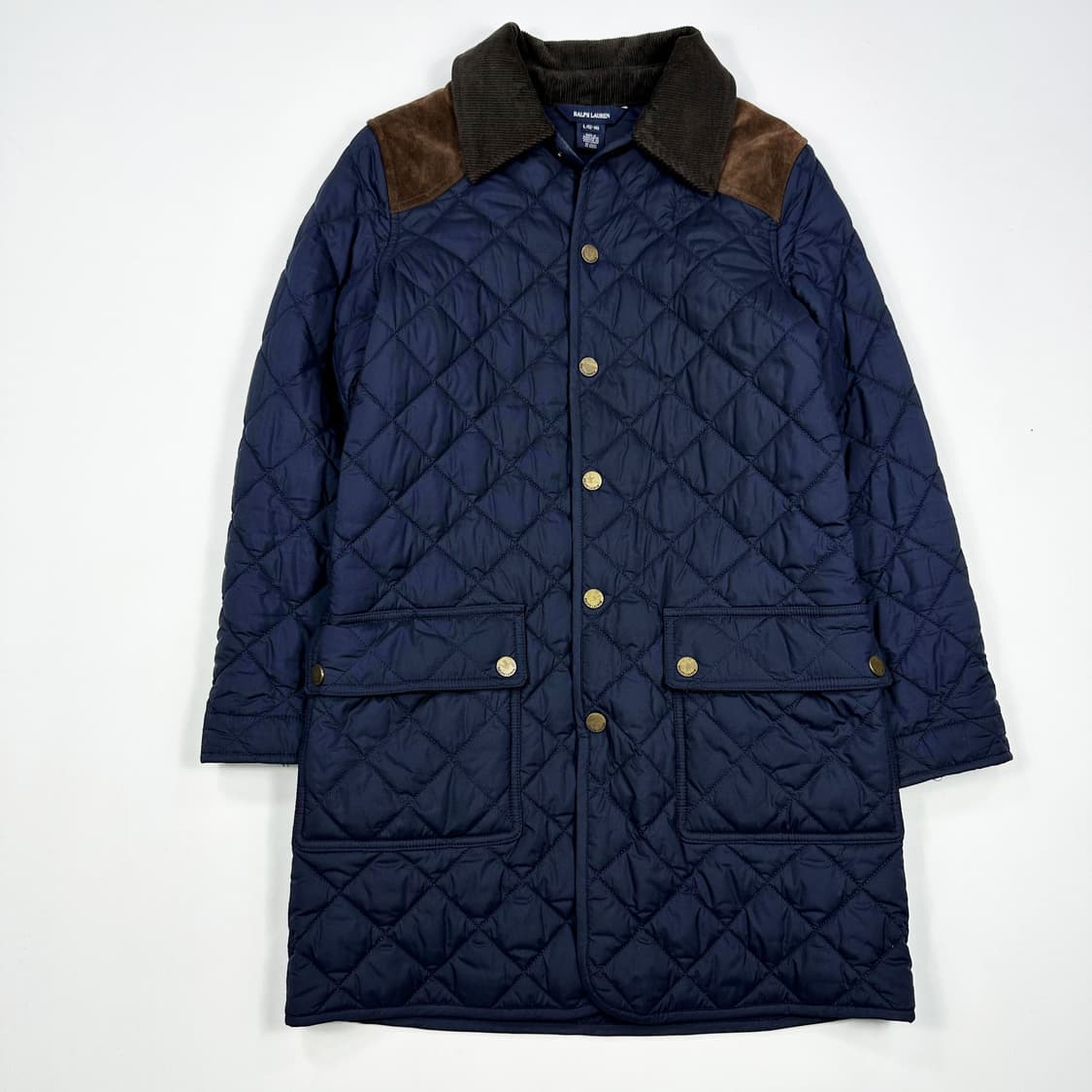 폴로 랄프로렌 포니 걸즈 네이비 퀼팅자켓 (실측 XS 여성추천) 상품이미지2
