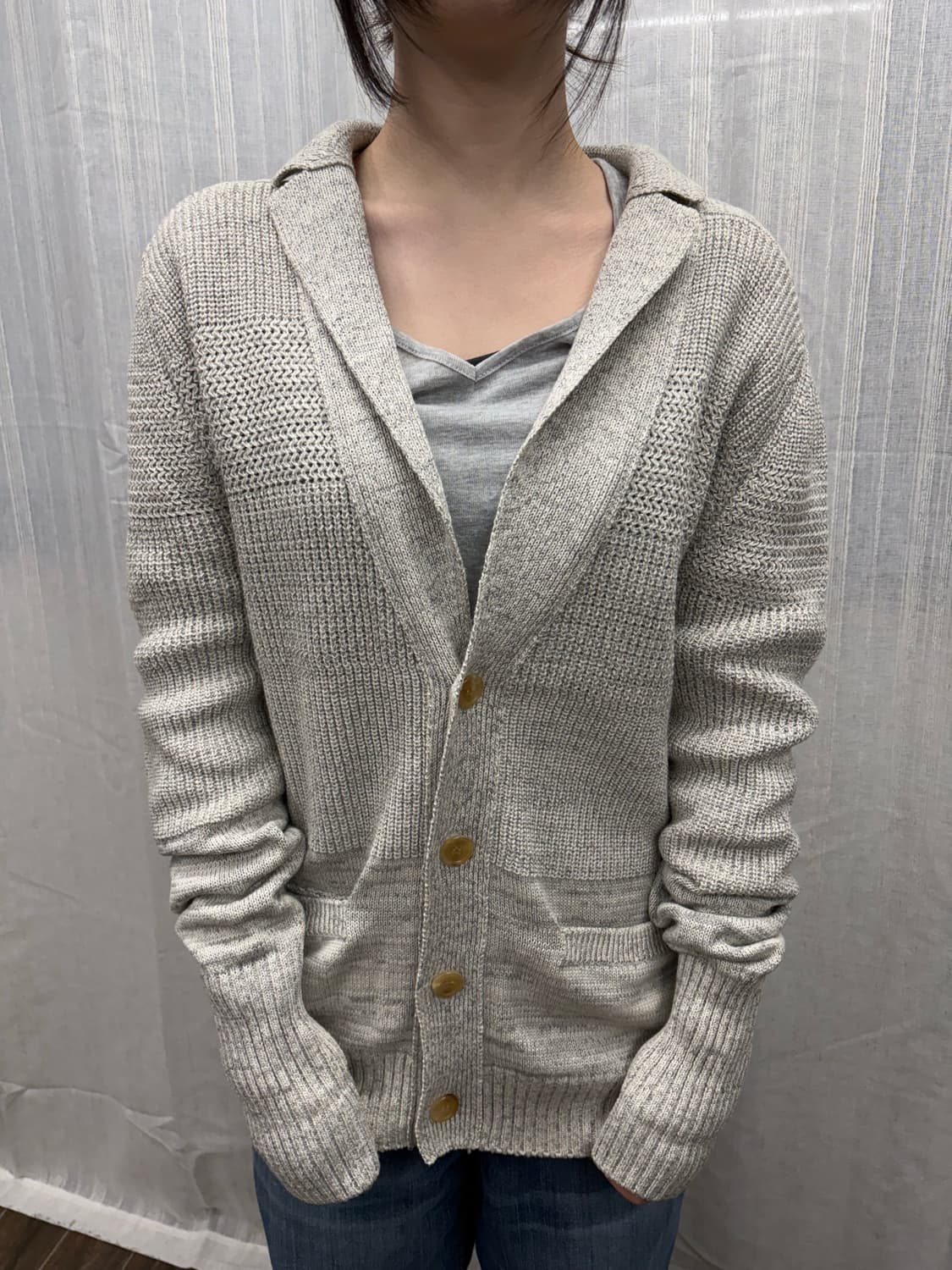 솔리드옴므 우영미 울 숄가디건 상품이미지1