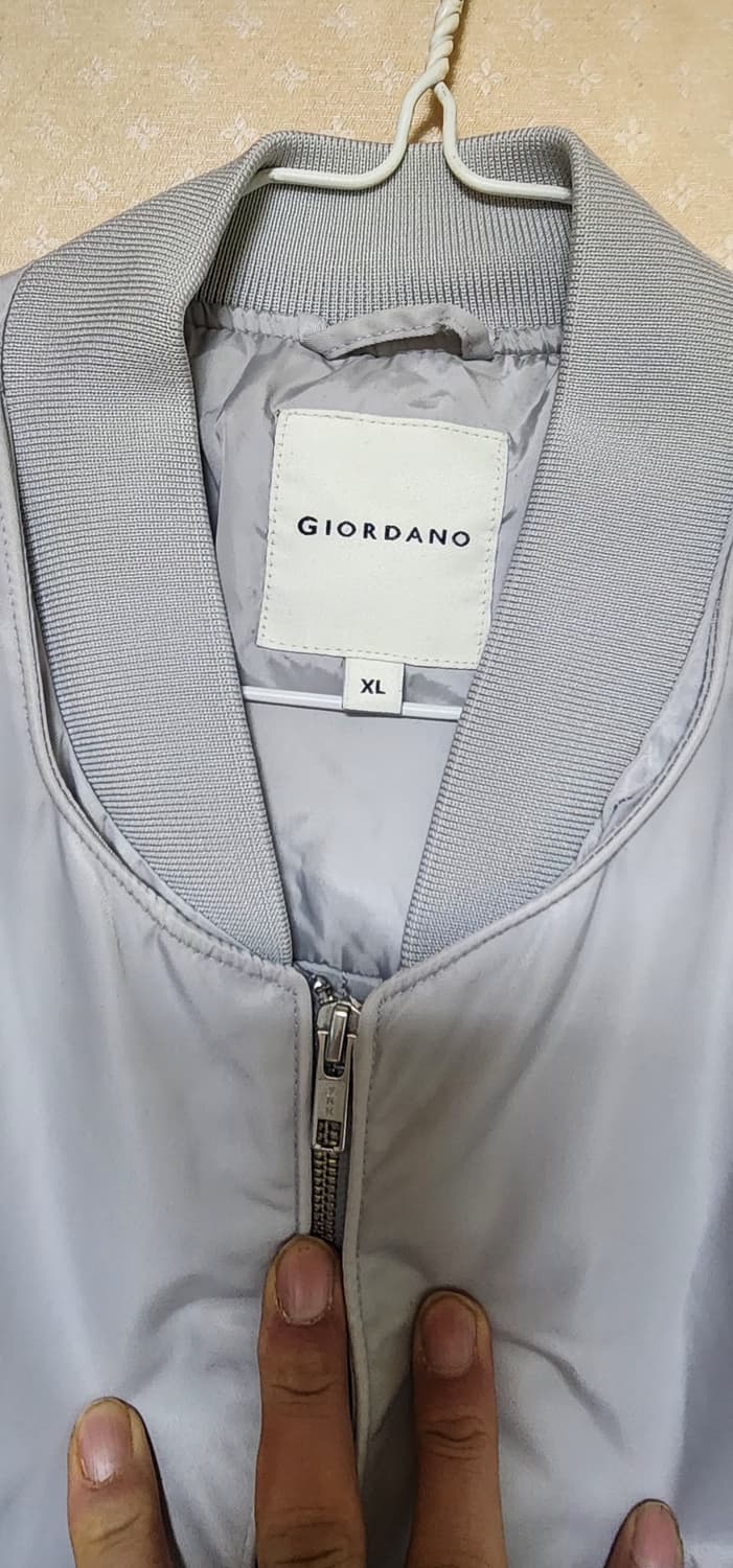 지오다노 라이트 그레이 봄버 자켓항공점퍼xl새거급 상품이미지8