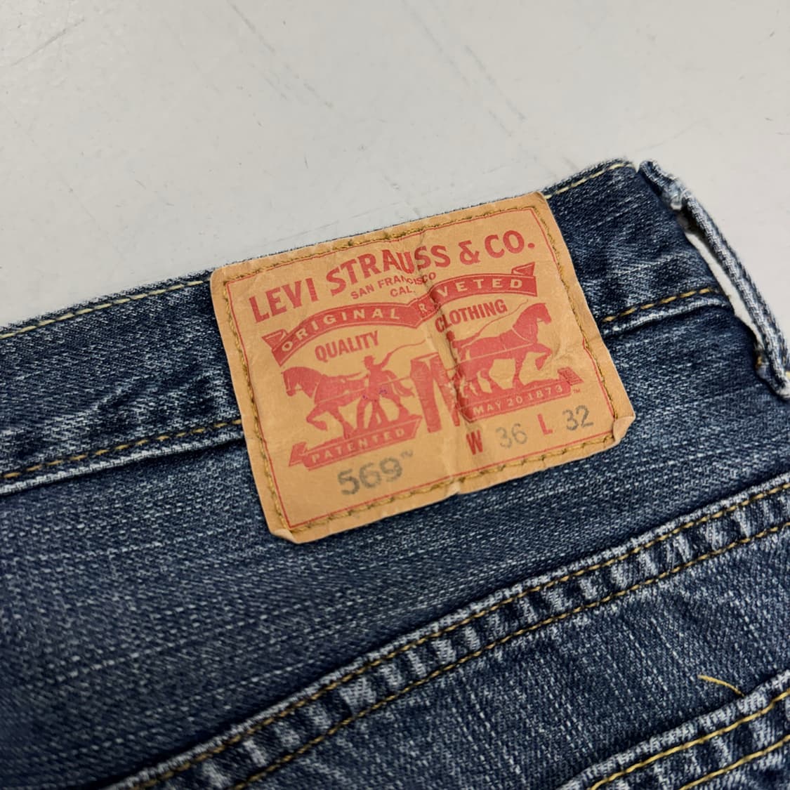 리바이스 569 와이드 새깅 스케이터 데님팬츠 상품이미지6