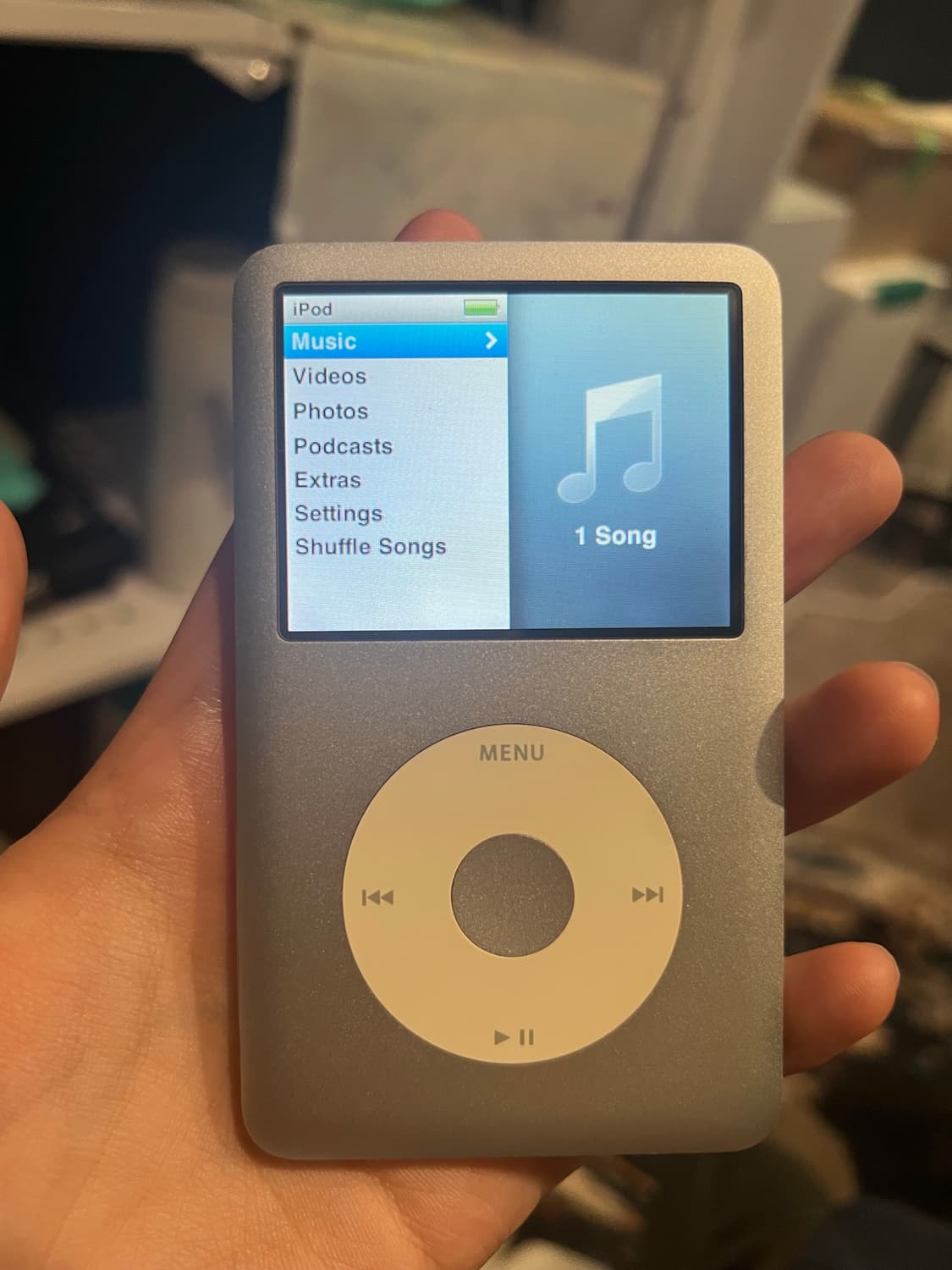 아이팟 클래식 ipod classic 6세대 실버 80g 정품 상품이미지1