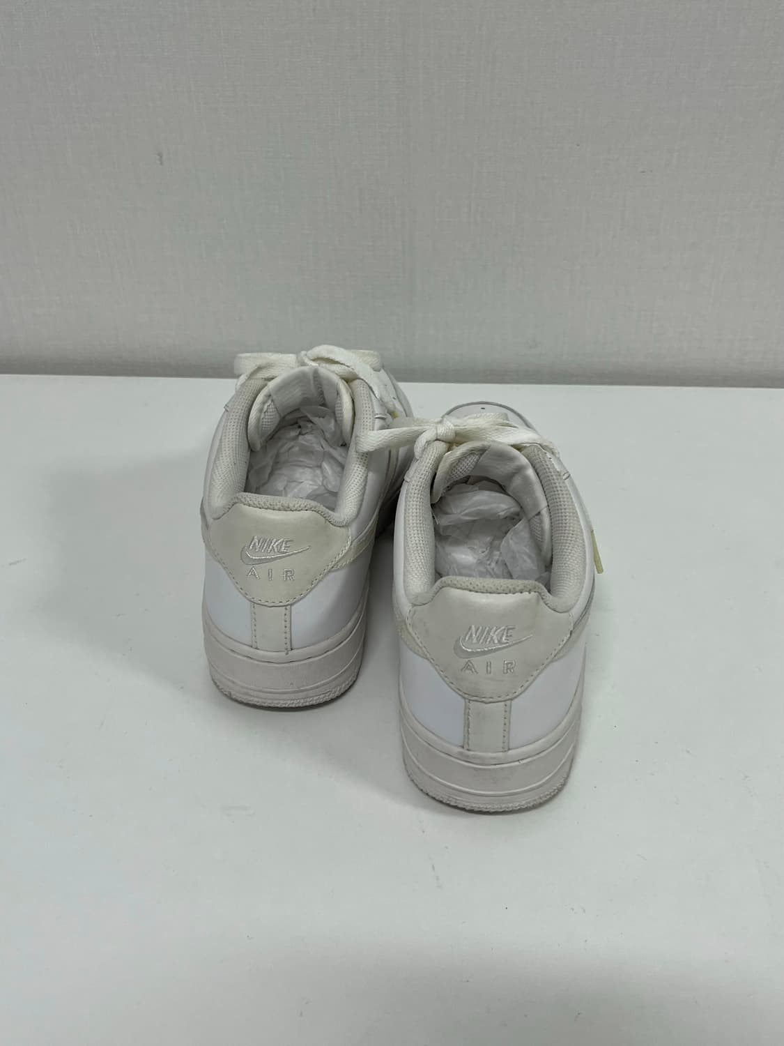 [235] 나이키 에어포스1 로우 올백 화이트 상품이미지3