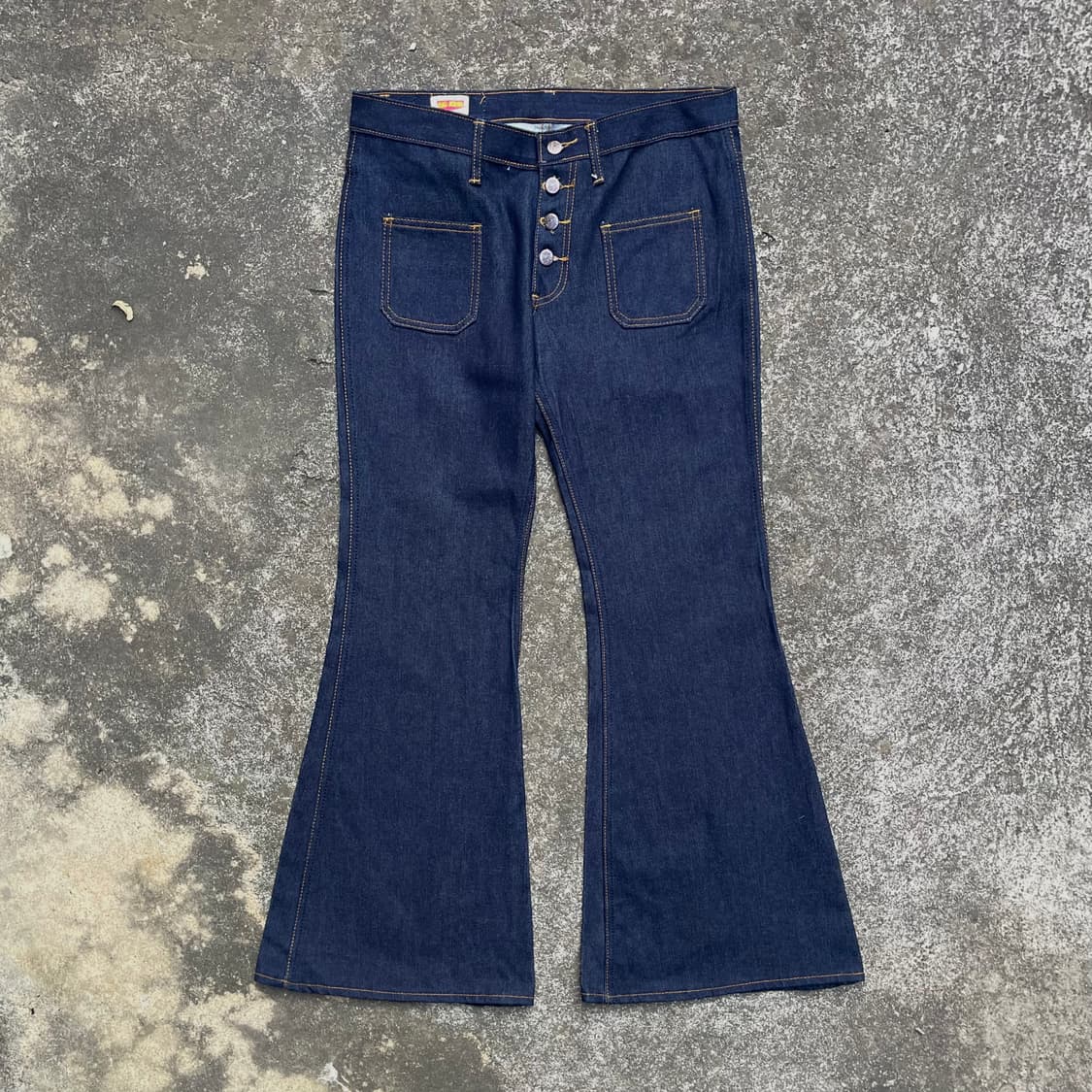70s 빅존 벨바텀 플레어 부츠컷 진 made in USA (34) 상품이미지1