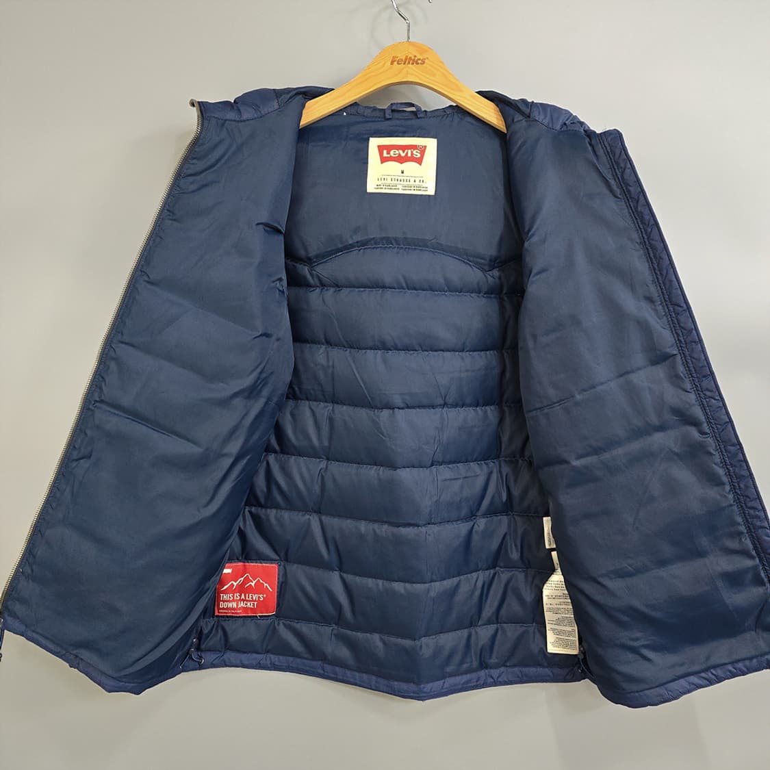 리바이스 Levis 코듀로이 포인트 다운 패딩 M 상품이미지6