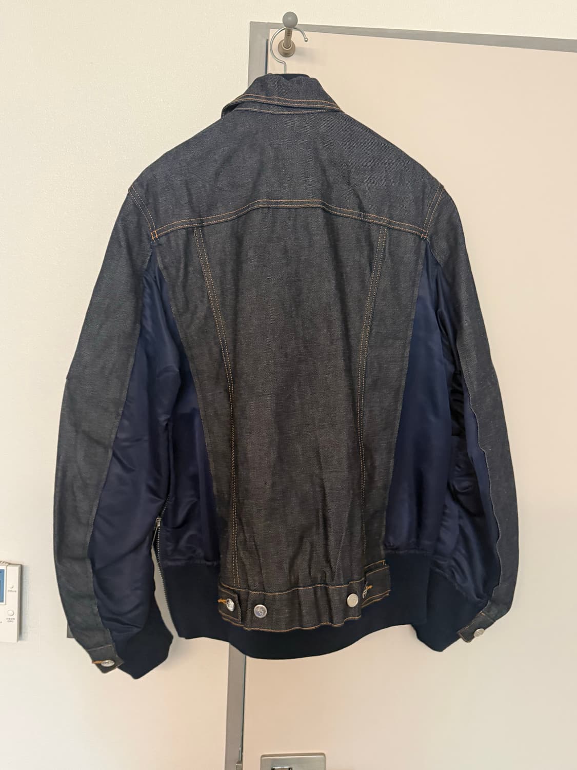 사카이 아페쎄 데님 자켓 네이비 XS(100정도) 상품이미지3