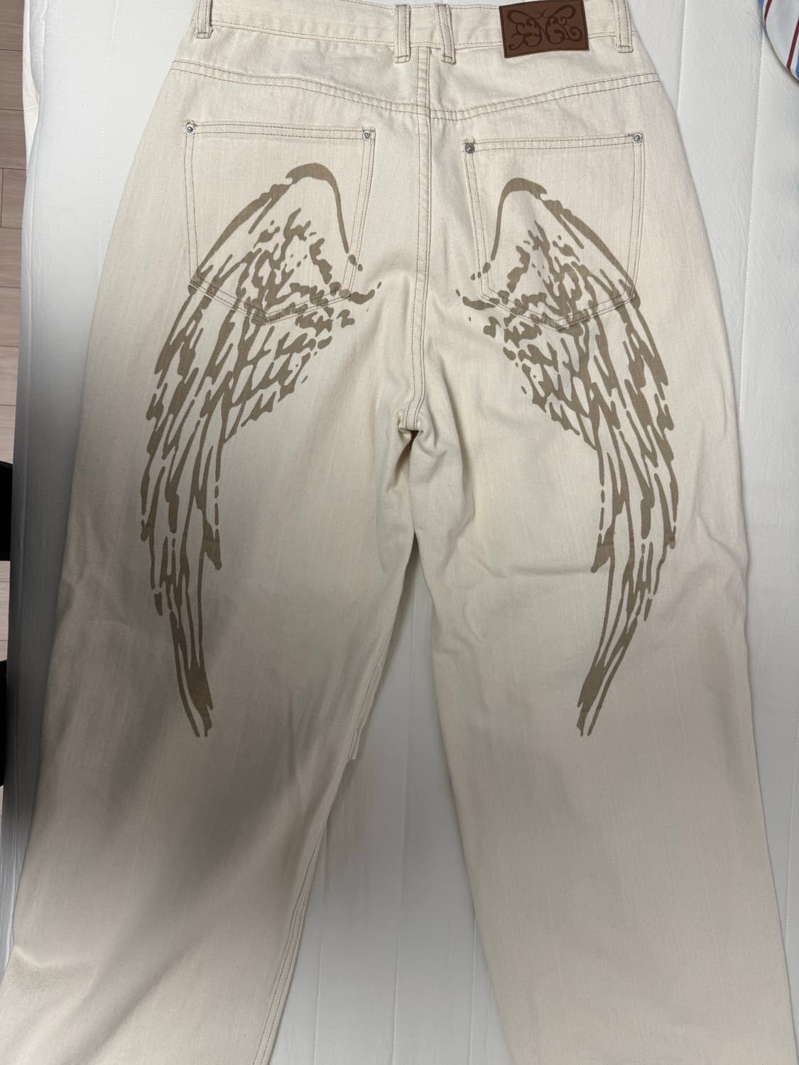 팬시클럽 엔젤 빈티지 워싱 핀턱팬츠 상품이미지2