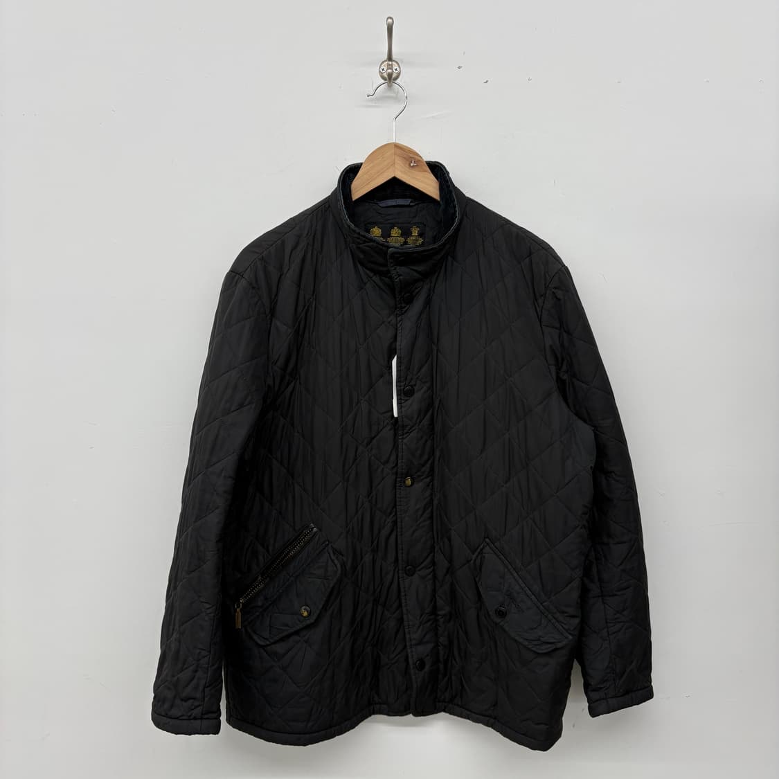 바버 블랙 퀄팅 자켓 남성L 상품이미지1