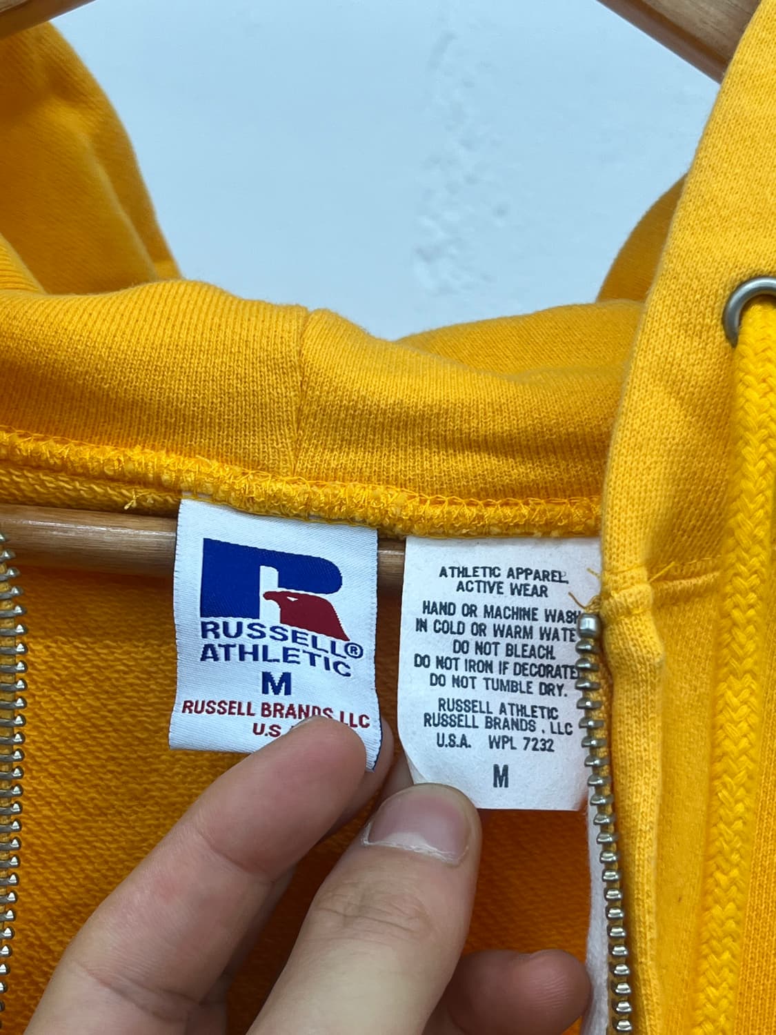 L) 90's RUSSEL ATHLETIC HOODIE ZIP-UP 상품이미지4