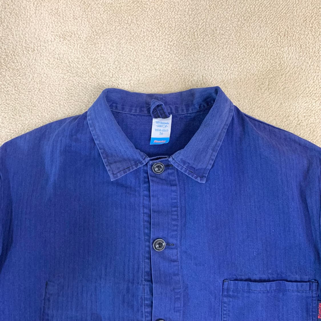 Pionier 프렌치워크 HBT 자켓(56/블루) 헤링본 워크웨어 상품이미지2