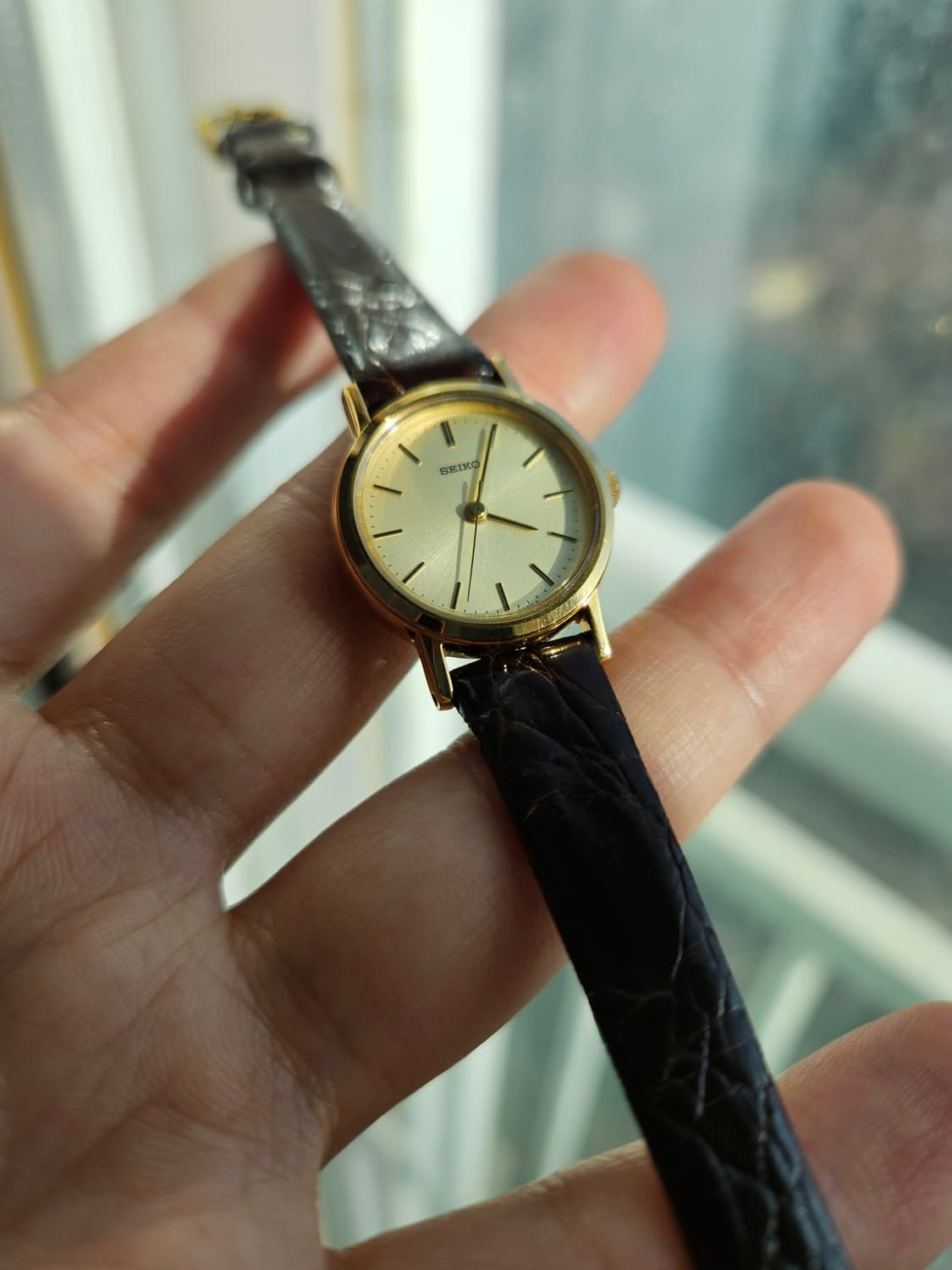 1980s 여성용 세이코 금장쿼츠 빈티지 시계 상품이미지1