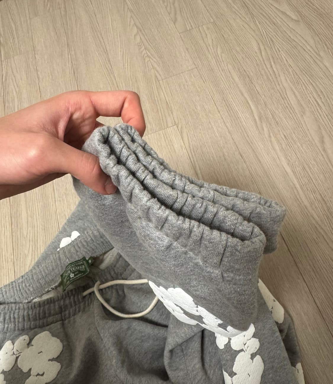 정품) 데님티어스 코튼리쓰 그레이컬러 팬츠 바지 M사이즈 상품이미지5