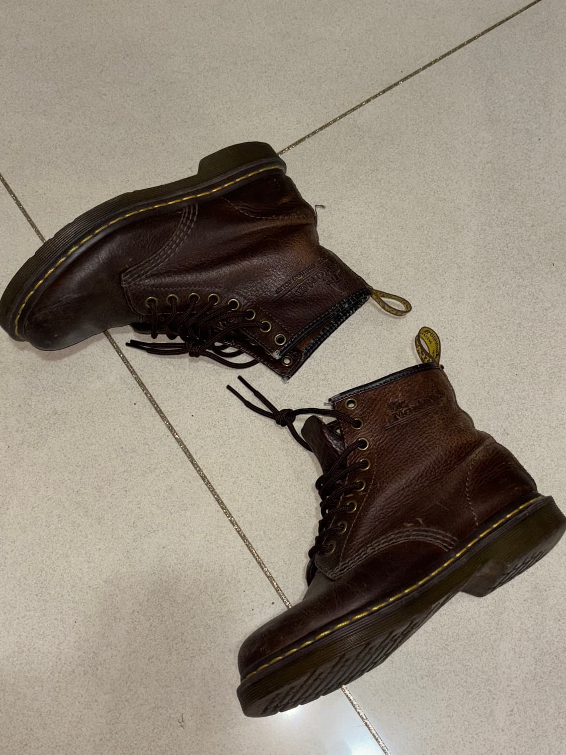 닥터마틴 1460 8홀 브라운 워커 부츠 230 상품이미지4