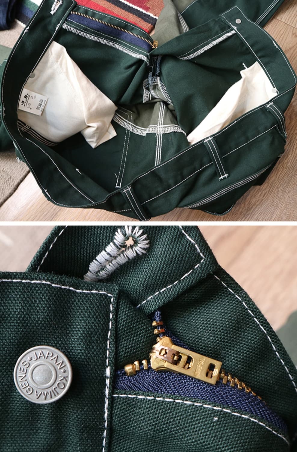 
일본판 kojima genes 덕코튼 투톤 카펜더 워크팬츠  34 상품이미지6