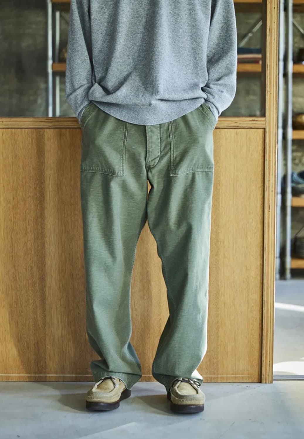 오어슬로우 리얼유즈드워시 퍼티그팬츠(빈티지핏) 상품이미지1