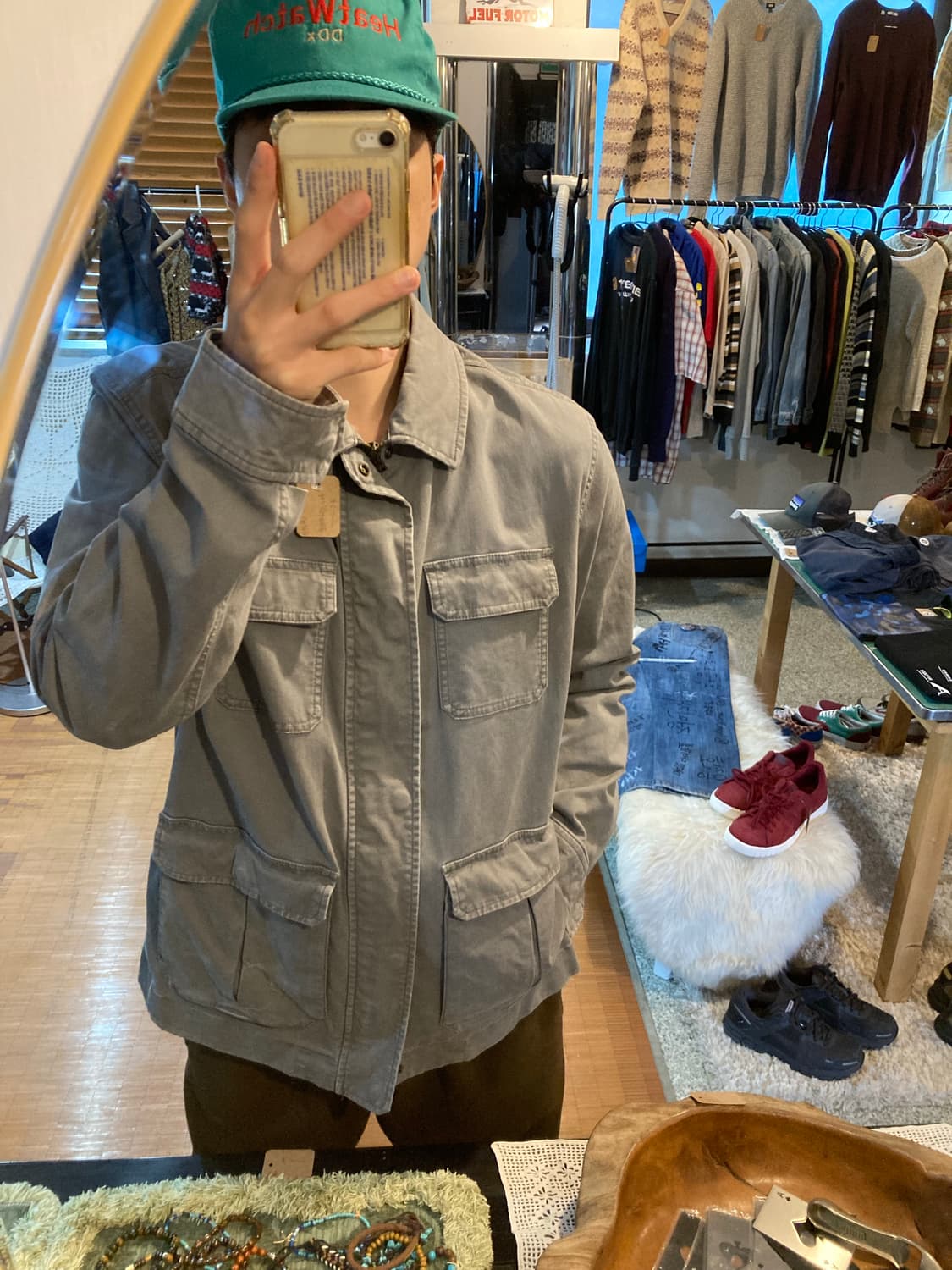 90‘s 올드 갭 코튼 사파리자켓 상품이미지3