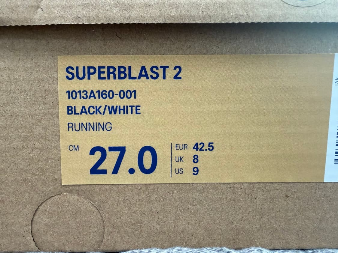 [270] 아식스 슈퍼블라스트2 블랙 상품이미지2