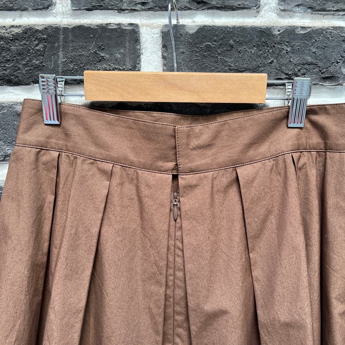 YOSHIE INABA 플리츠 미디 스커트 상품이미지3