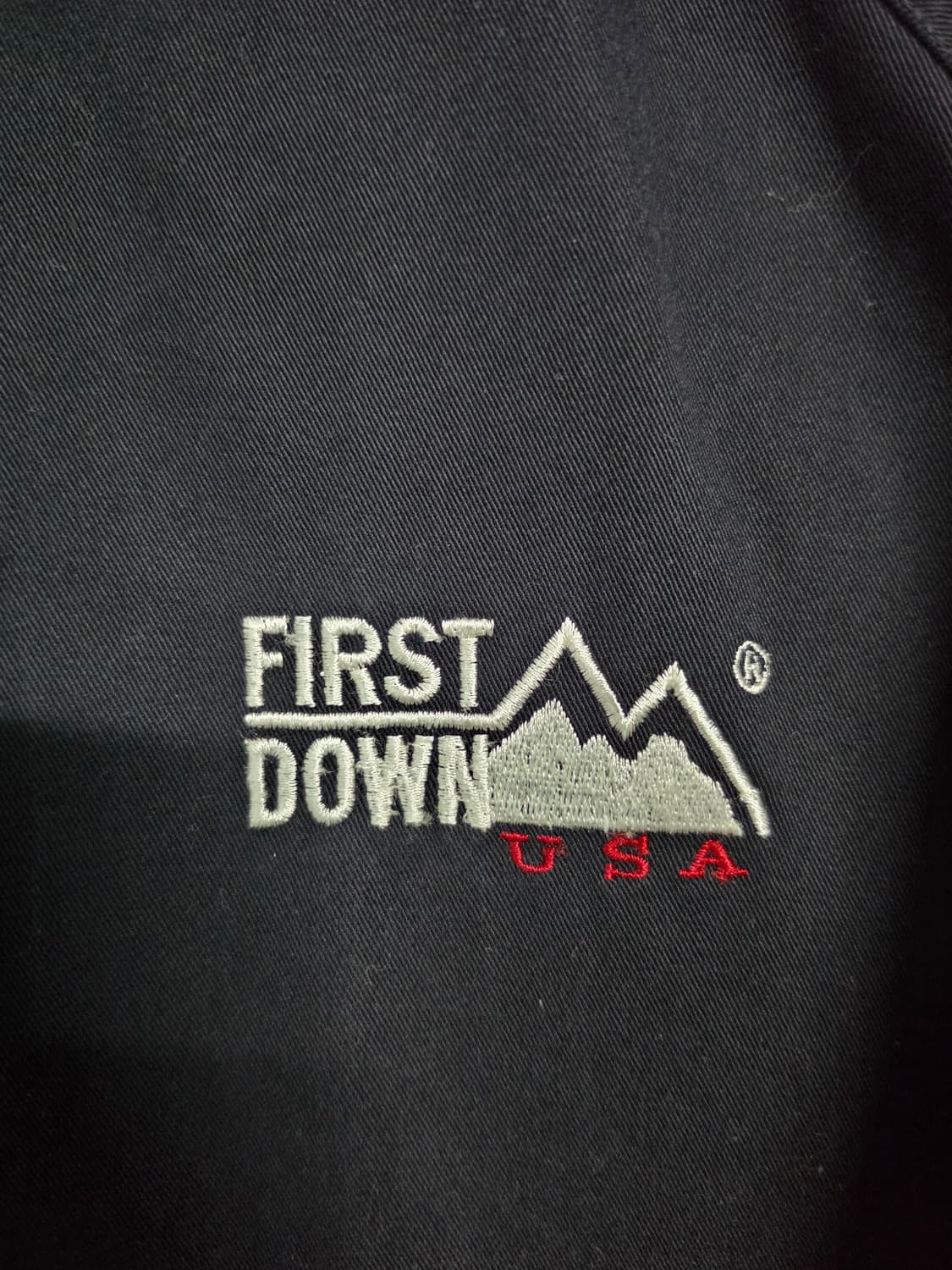 퍼스트 다운 블랙 봄버 자켓 L 상품이미지5