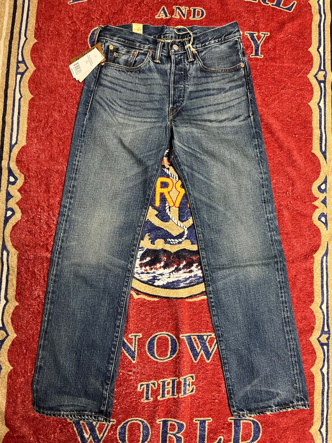 더블알엘 (RRL) 스트레이트핏 힐스뷰 셀비지 진 상품이미지2