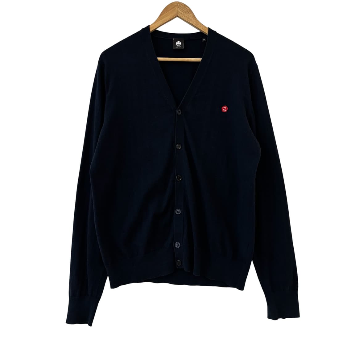 아스페시 캐시미어 가디건 네이비 상품이미지1