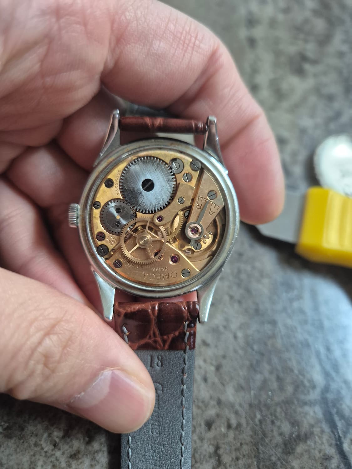 오메가 씨마스터 빈티지 34mm 수동 시계 (1950s Omega) 상품이미지2