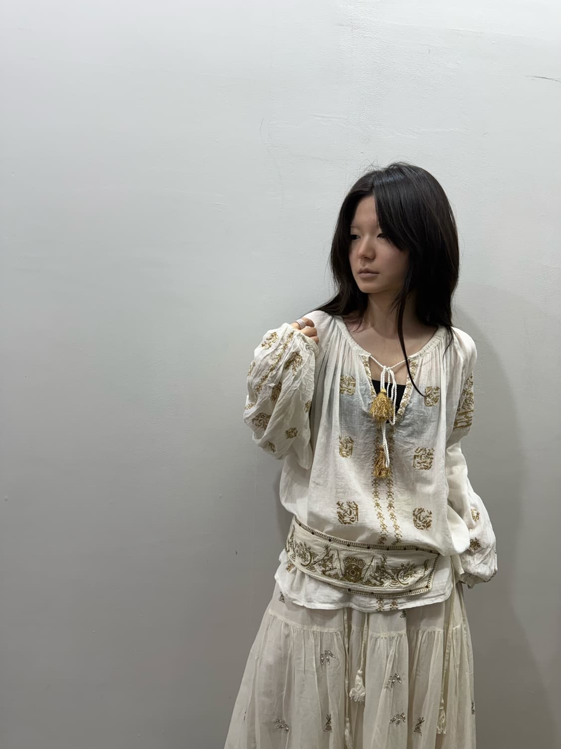 GOA 보헤미안 무드 블라우스 상품이미지6