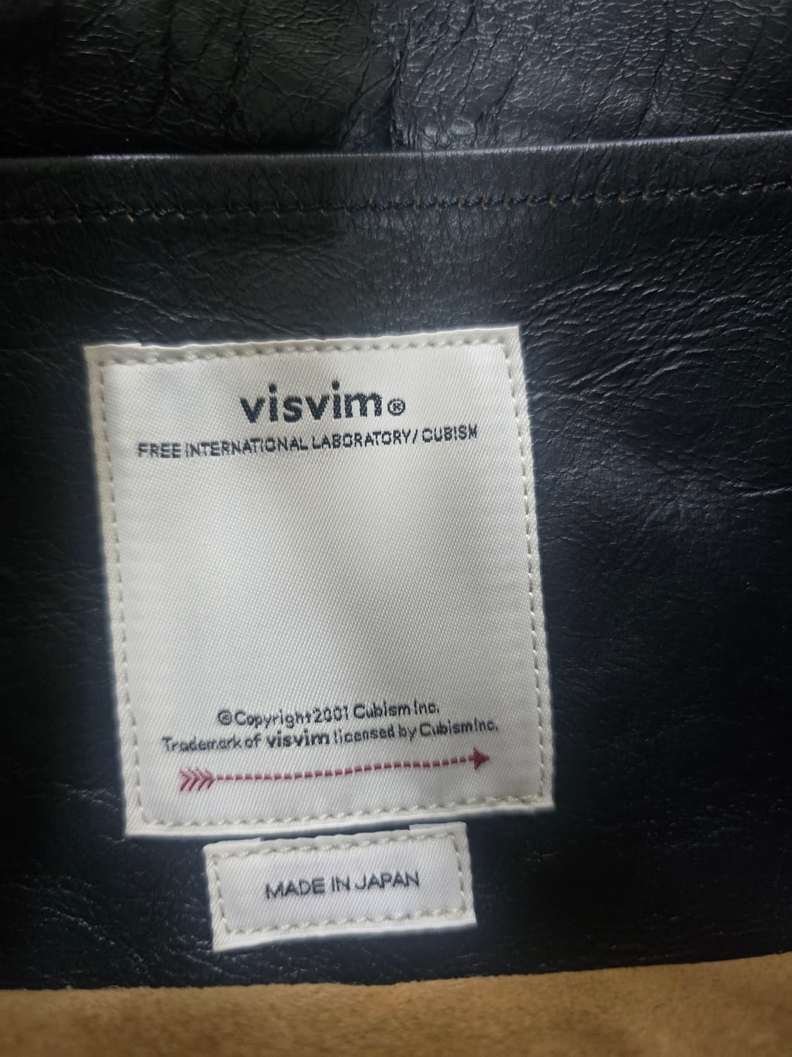 비즈빔 24ss 레코드백 dmgd navy 상품이미지3