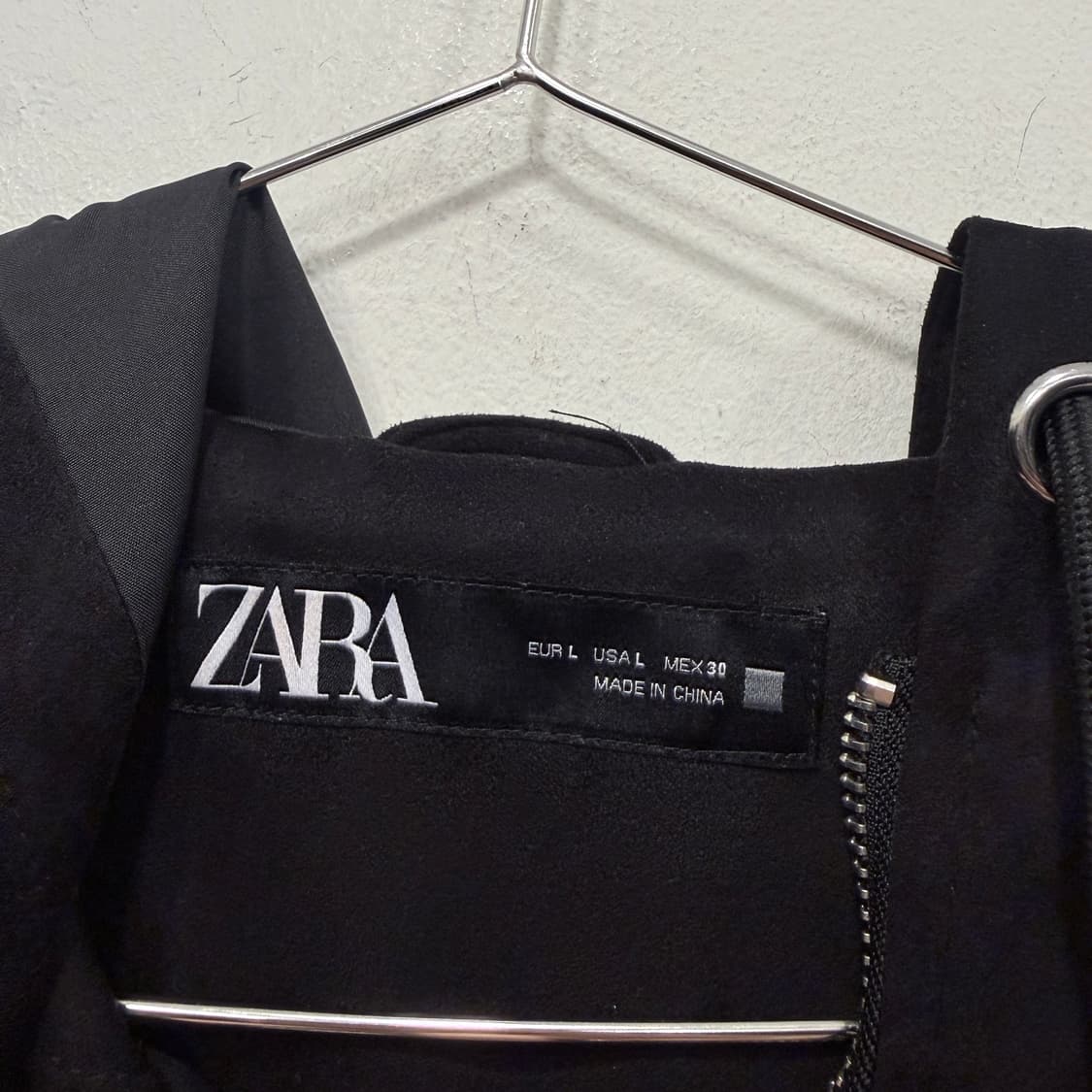 자라스웨이드 크롭후드 자켓 상품이미지2