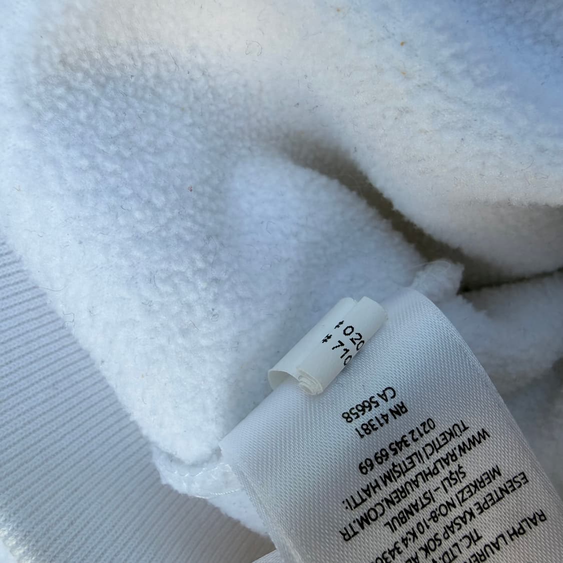 폴로 랄프로렌 성조기 뽀글이 후리스 후드티 XXL 상품이미지7