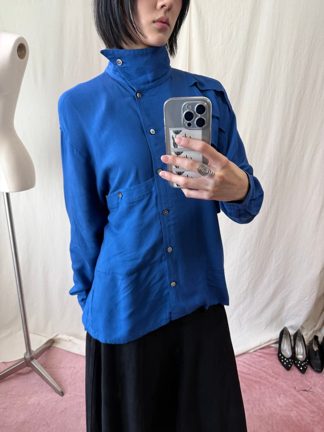 Hiroko Koshino 프레타 포레타 셔츠 상품이미지4