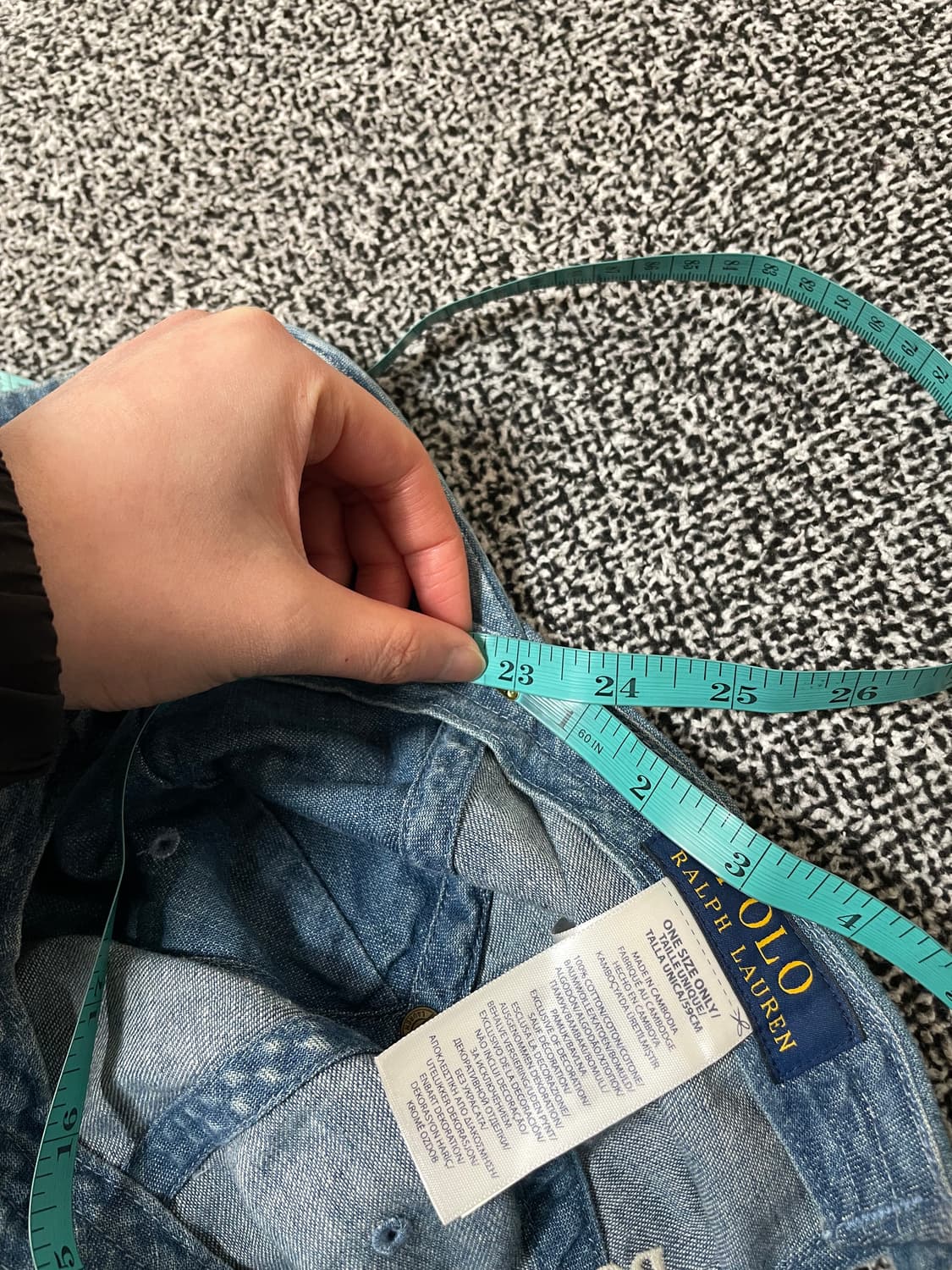 빈티지9. 폴로랄프로렌 데님 볼캡 모자 상품이미지7