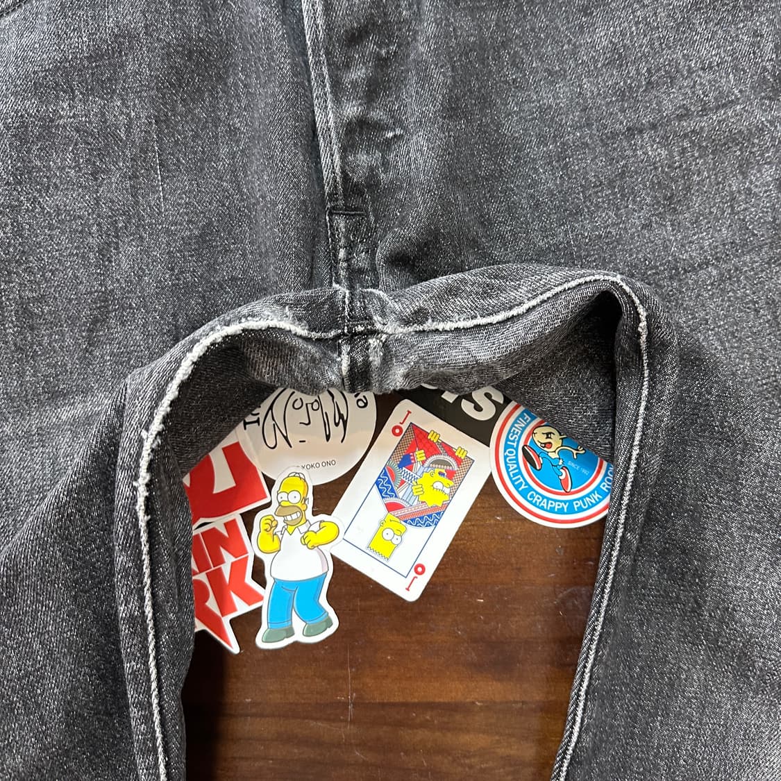 리바이스 501 블랙 진 데님 팬츠 32  상품이미지6