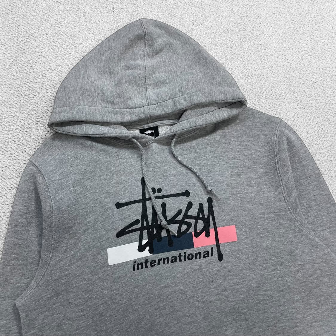 스투시 Stussy 인터네셔널 후드티 그레이 상품이미지2