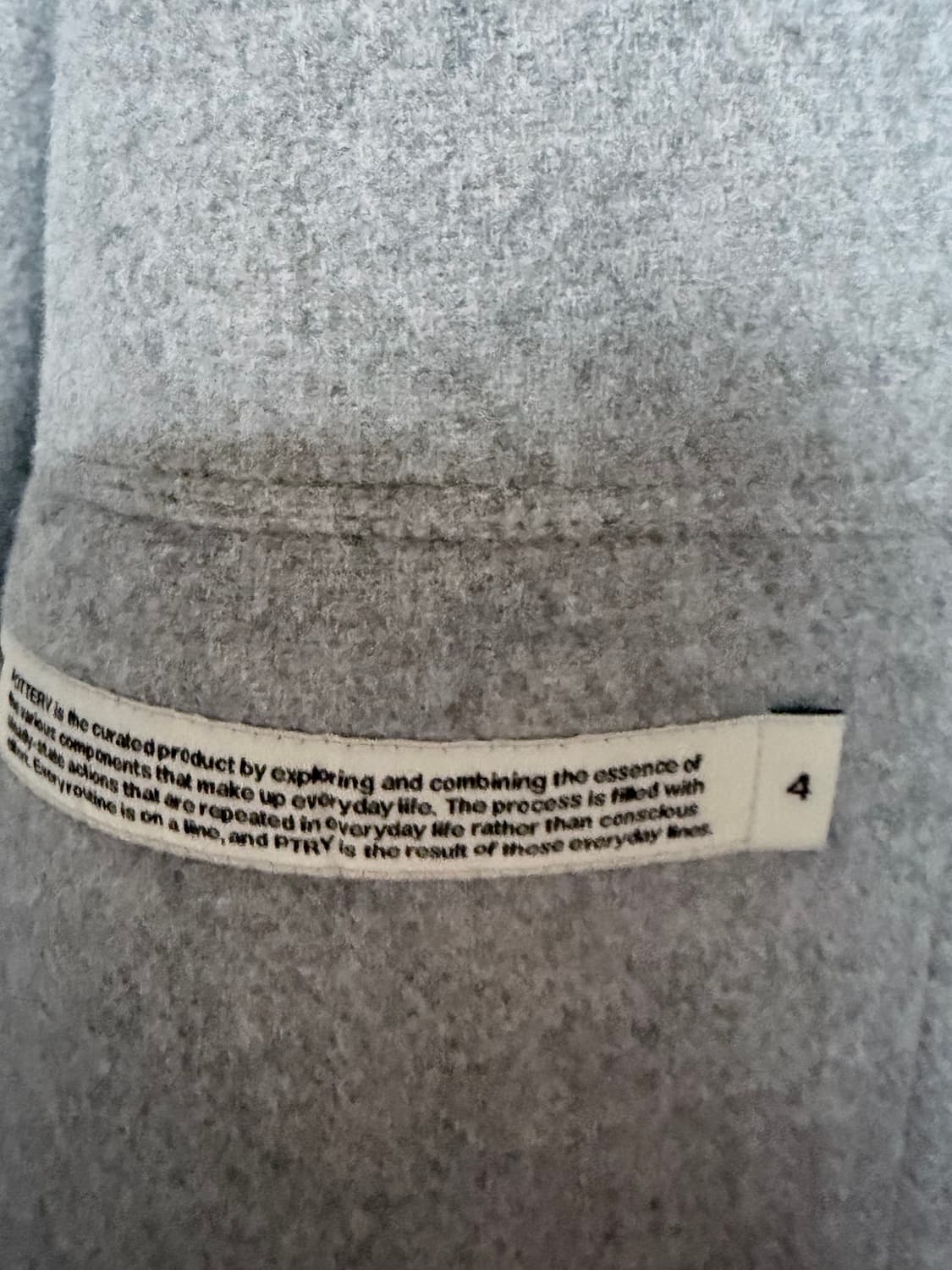 (4)포터리 캐시미어 A-2자켓 토프 상품이미지4