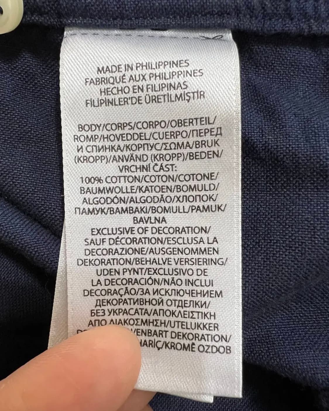 폴로랄프로렌 남성 네이비 코튼반팔셔츠 M 상품이미지6