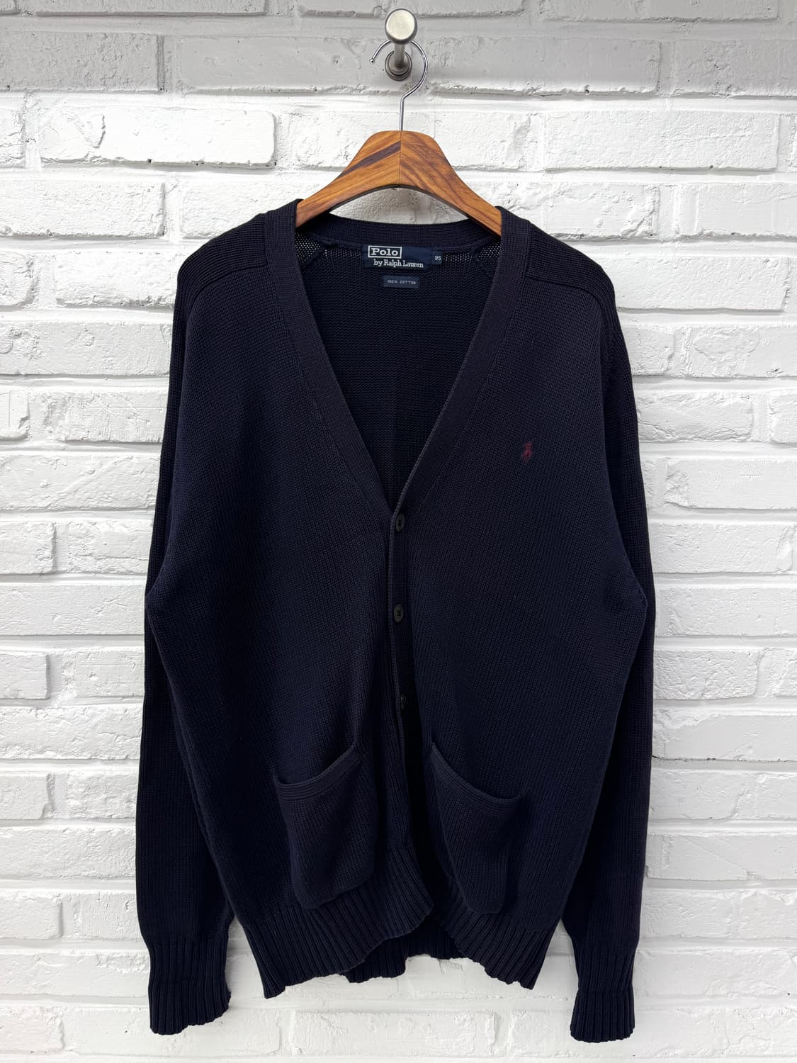폴로 네이비 코튼 가디건 상품이미지3