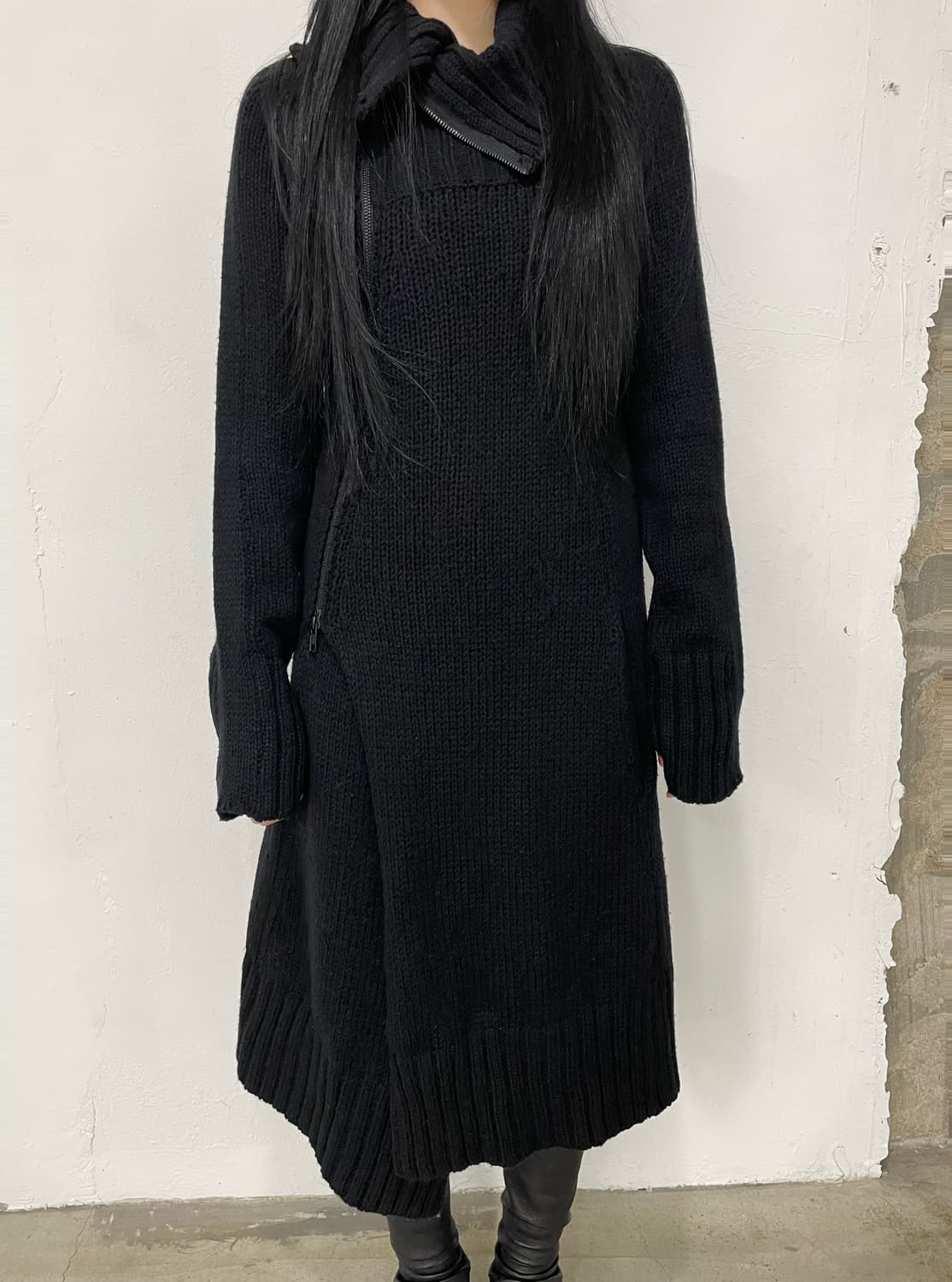 마사히코 마루야마 비대칭 롱 코트 상품이미지2