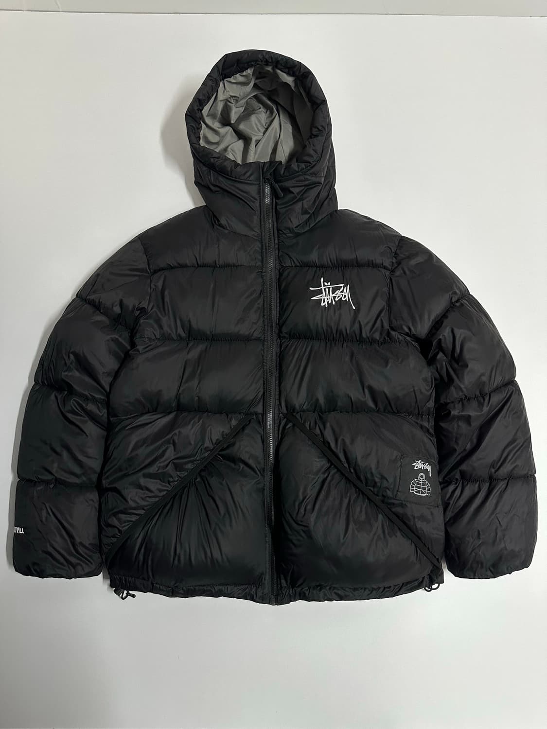 스투시 800필 파워 블랙 패딩 L 상품이미지2