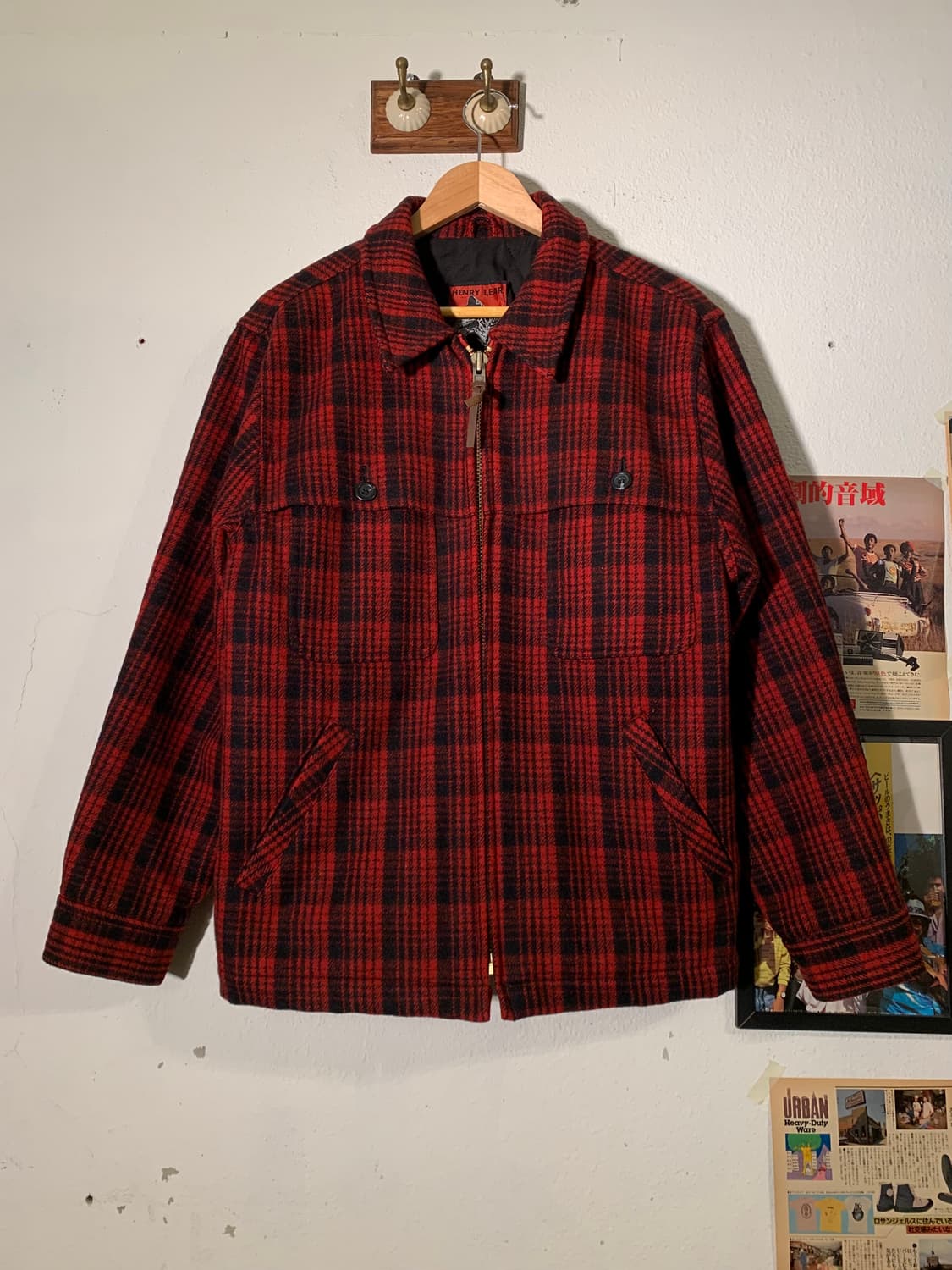 토요엔터프라이즈 헨리리어 타탄체크 자켓 상품이미지1