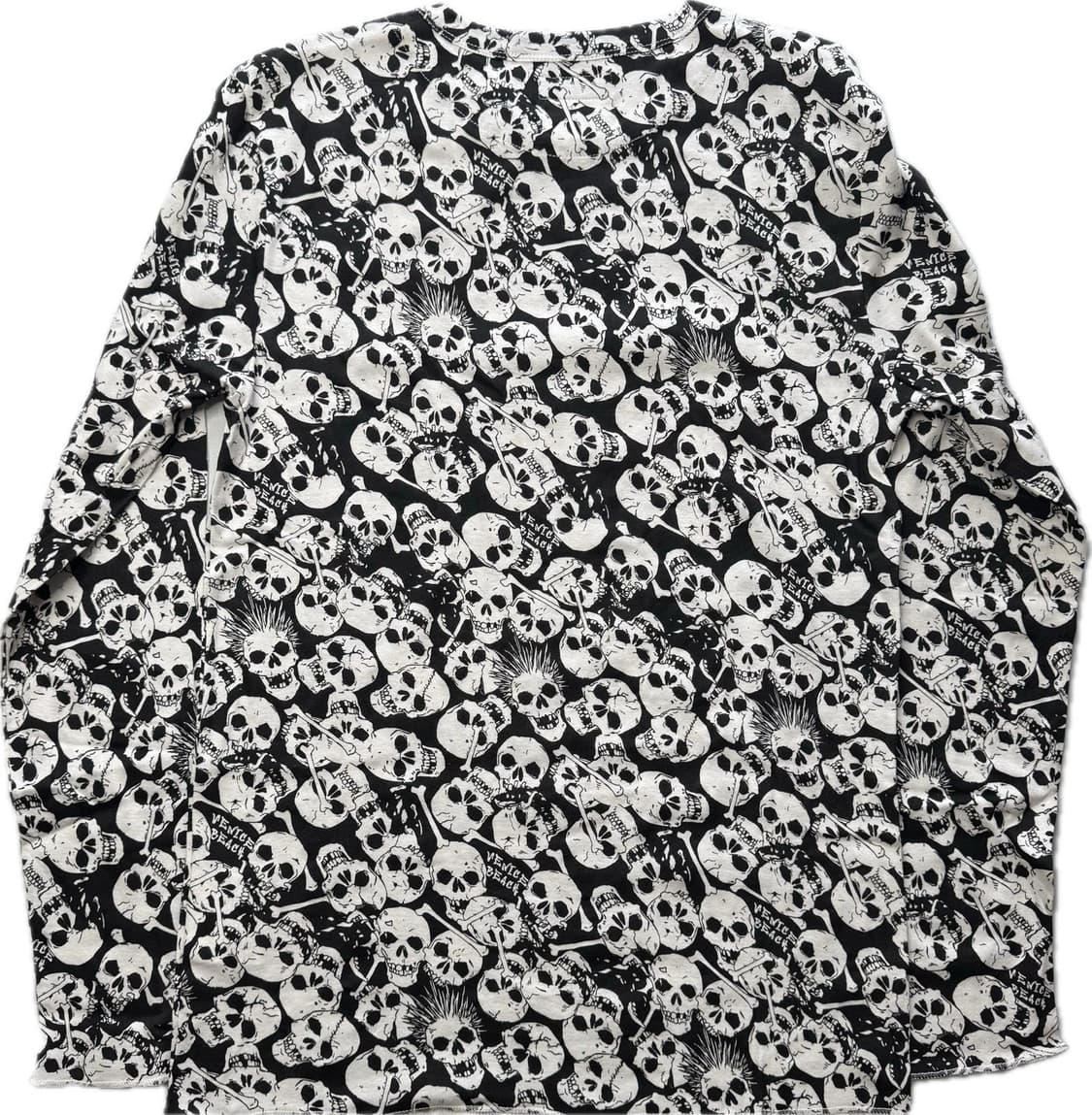 ERL 이알엘 스컬 롱슬리브 티셔츠 블랙 상품이미지3