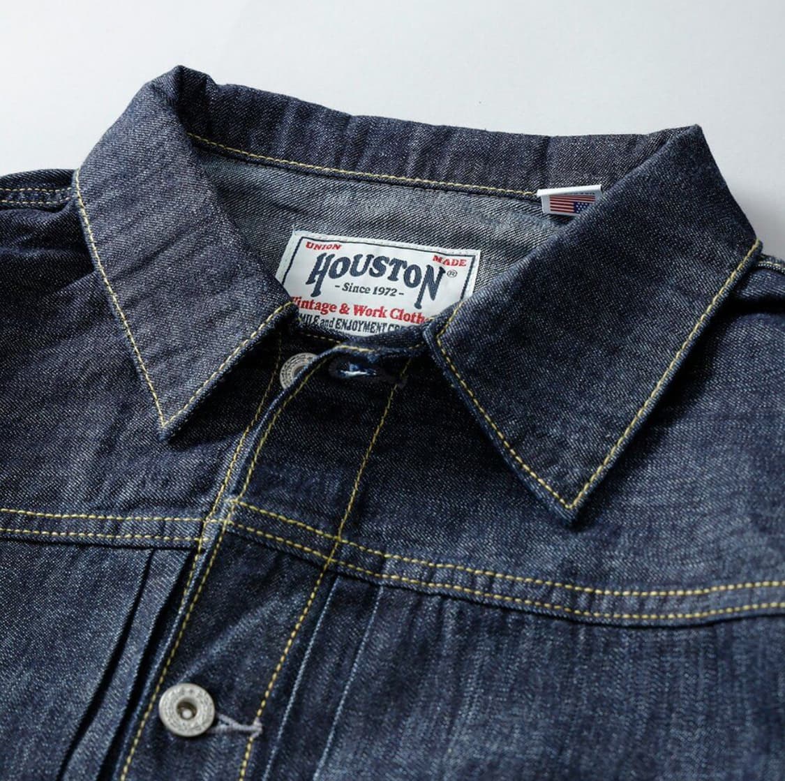 HOUSTON 라이트 데님 셔츠 자켓 - 인디고 / 38 상품이미지3