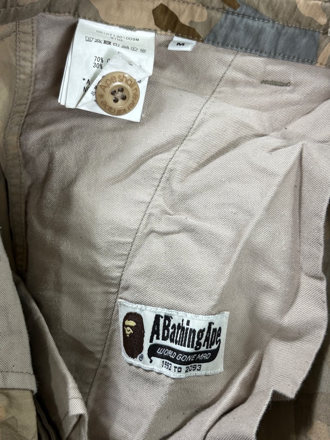 베이프 (A Bathing Ape) 카모 팬츠 상품이미지7