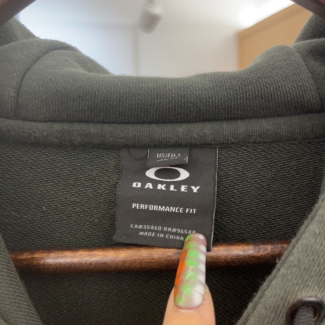 오클리 TC 올드스쿨 레트로 스컬 딥그린 후드티 M C09493 상품이미지5