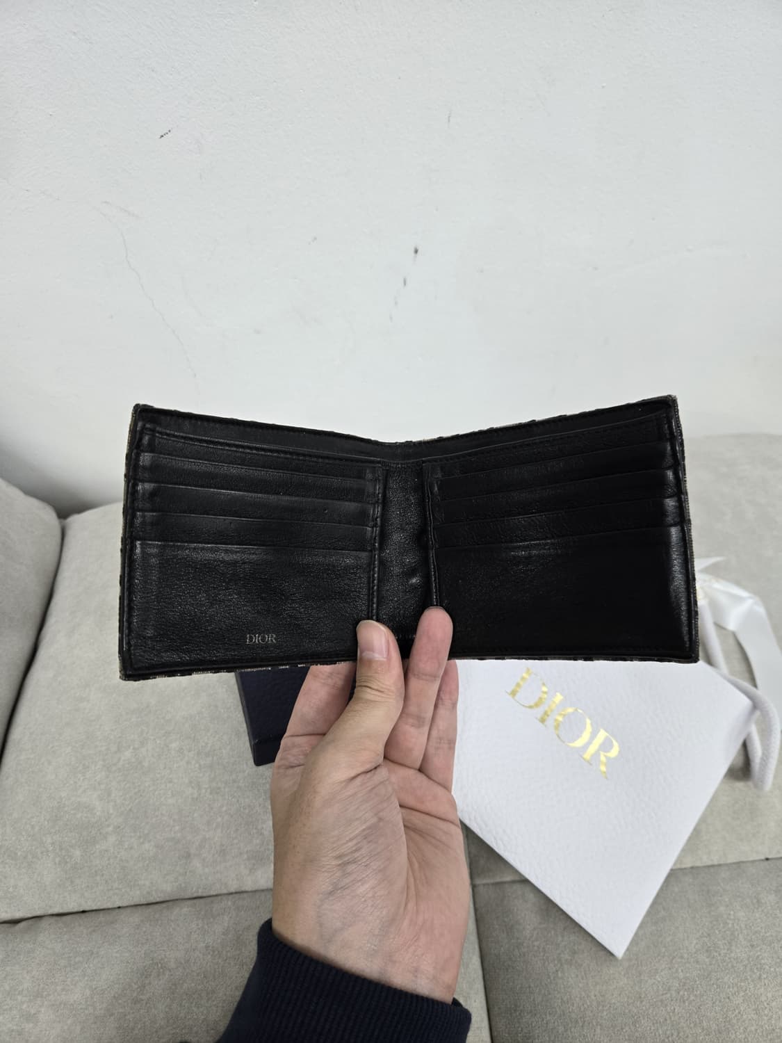 [보증서 정품]디올 오블리크 반지갑 상품이미지5