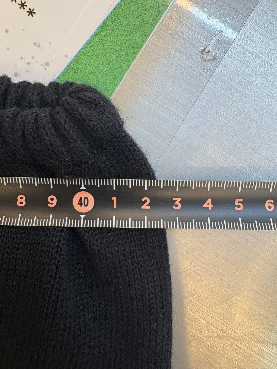 꾸레쥬 로고 니트 상품이미지6